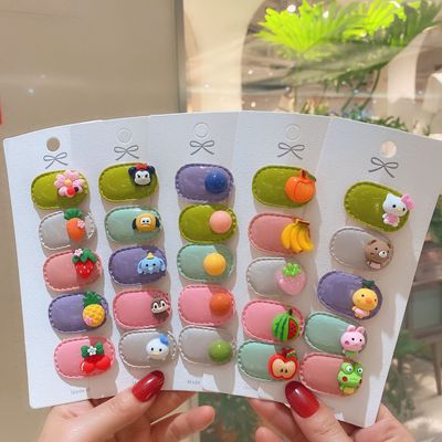 儿童发夹夏季头饰夹子韩国宝宝发卡婴幼儿bb夹汗毛发夹女童发饰品|ru