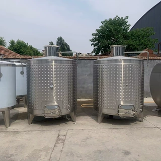 葡萄酒发酵罐 304控温储酒罐 1吨果酒发酵设备 容量可定制