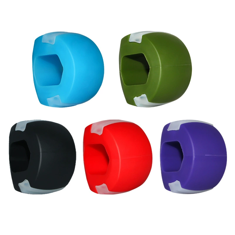 Взрывной jaw exerciser лицо жевательной мышцы силиконовый тренажер для лица жевательной мышцы шарик нижней челюсти тренажер