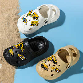 儿童洞洞鞋夏季浴室防滑可爱儿童洞洞亲子鞋家居室内拖鞋一家四口