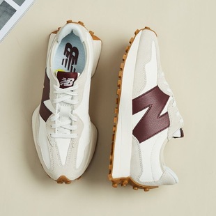 Putian Shoes High Quality Nb327 Sea Salt Yuanzu Gray Running Sports Retro Casual Men and Women Forrest Gump Shoes Nb