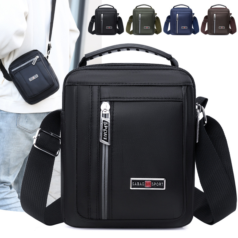 Nuevo bolso de moda para hombres para salir ocio bolso de mochila estilo nylon ligero de viaje universal bolso de hombro mayorista
