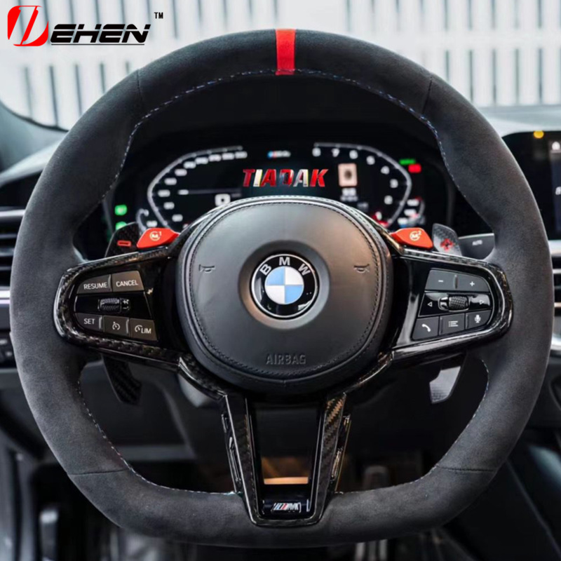 Carbon Fiber Steering Wheel for BMW 24 CS M2 M3 M4 M5 X3M X4M X5M X6M