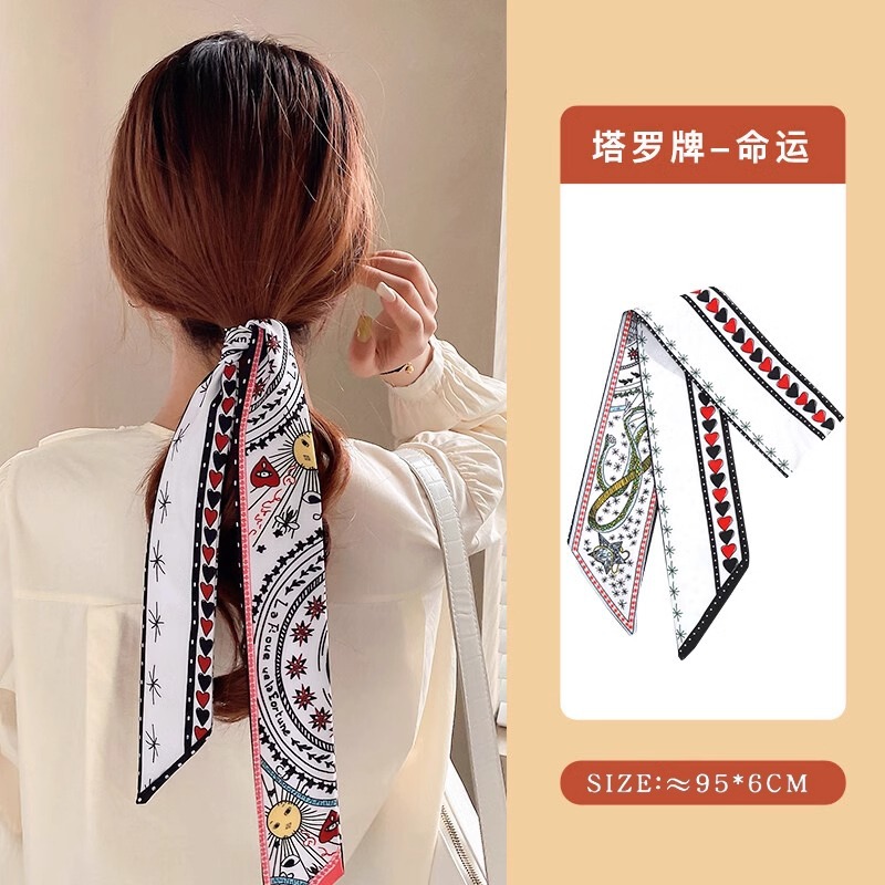 Dulce cabello roto, cinta, cuerda para el cabello, pañuelo de seda para el cabello atado de hadas francesas, lazo de alta calidad, cabello trenzado, una pieza, cuerda para el cabello, accesorios para el cabello