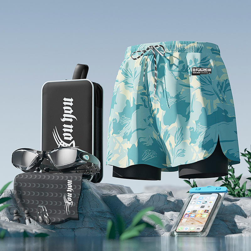 형광녹색 + 수영모 + 수영고글 + 수영가방 + 휴대폰가방 [코클립 귀마개 무료]