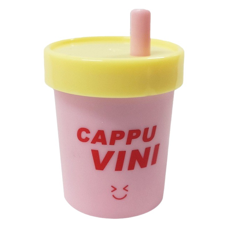 Cappuvini Taotao paja taza labio congelado agua luz hidratante espejo color sólido lápiz labial miel lápiz labial brillo labial