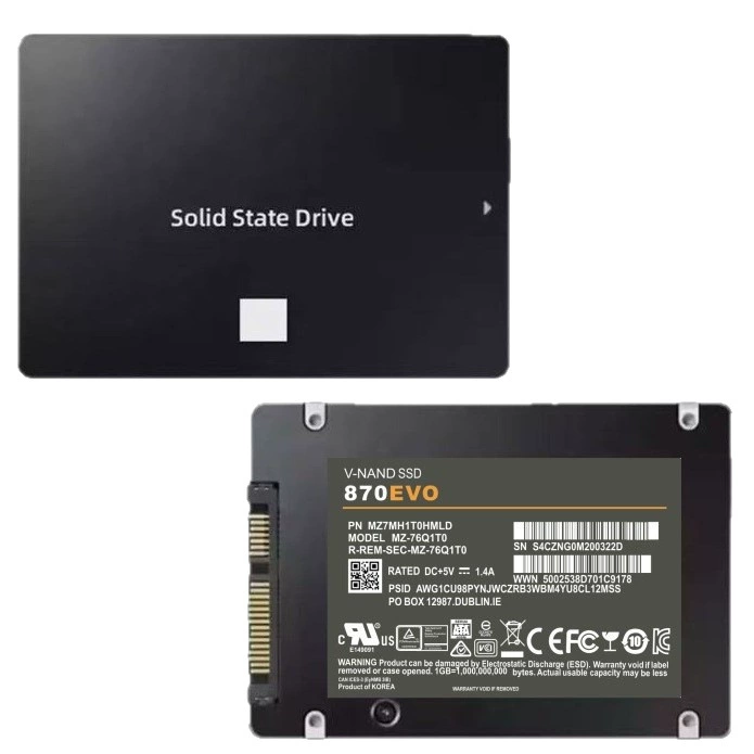 Переходящий границей 870EVO SSD SSD 1ТB 2ТB 4ТB SATA3 2.5-дюймовый настольный ноутбук универсальный
