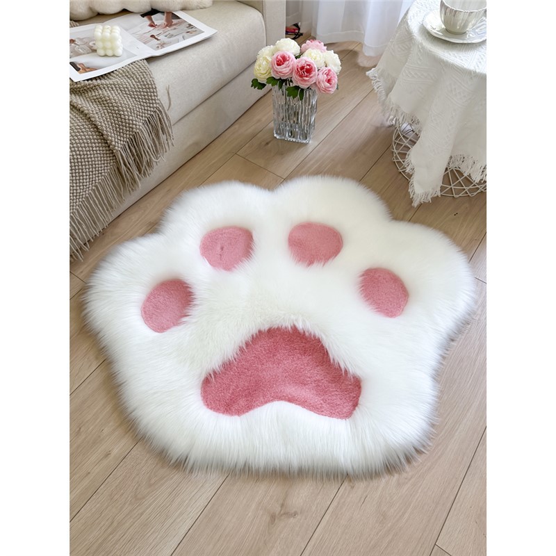 만화 애니메이션 고양이 발톱 카펫 소녀 침실 머리맡 바닥 매트 인터넷 연예인 장식 귀여운 사진 플러시 장식 담요
