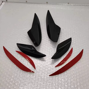 Universal Car Air Knife Modification Front Spoiler Decorative Sticker Wind Wing Anti-Collision Front Surround Motorcycle Air Knife
