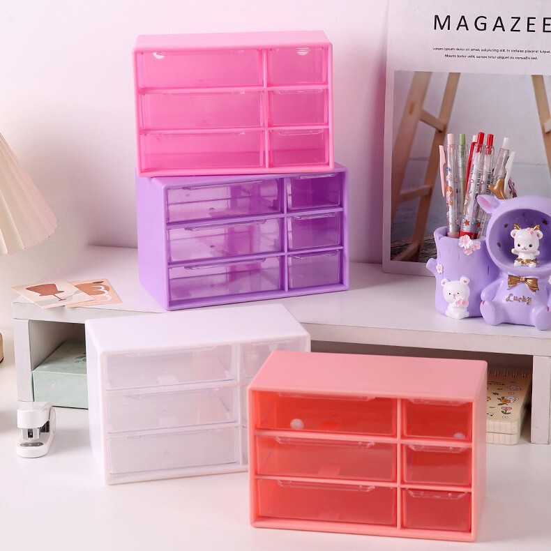 New Storage Box Table Six Palace Jewelry Storage Box Student Dormitory Drawer Type Living Room Small Storage Box New Storage Box Table Six Palace Jewelry Storage Box Student Dormitory Drawer Type Living Room Small Storage Box