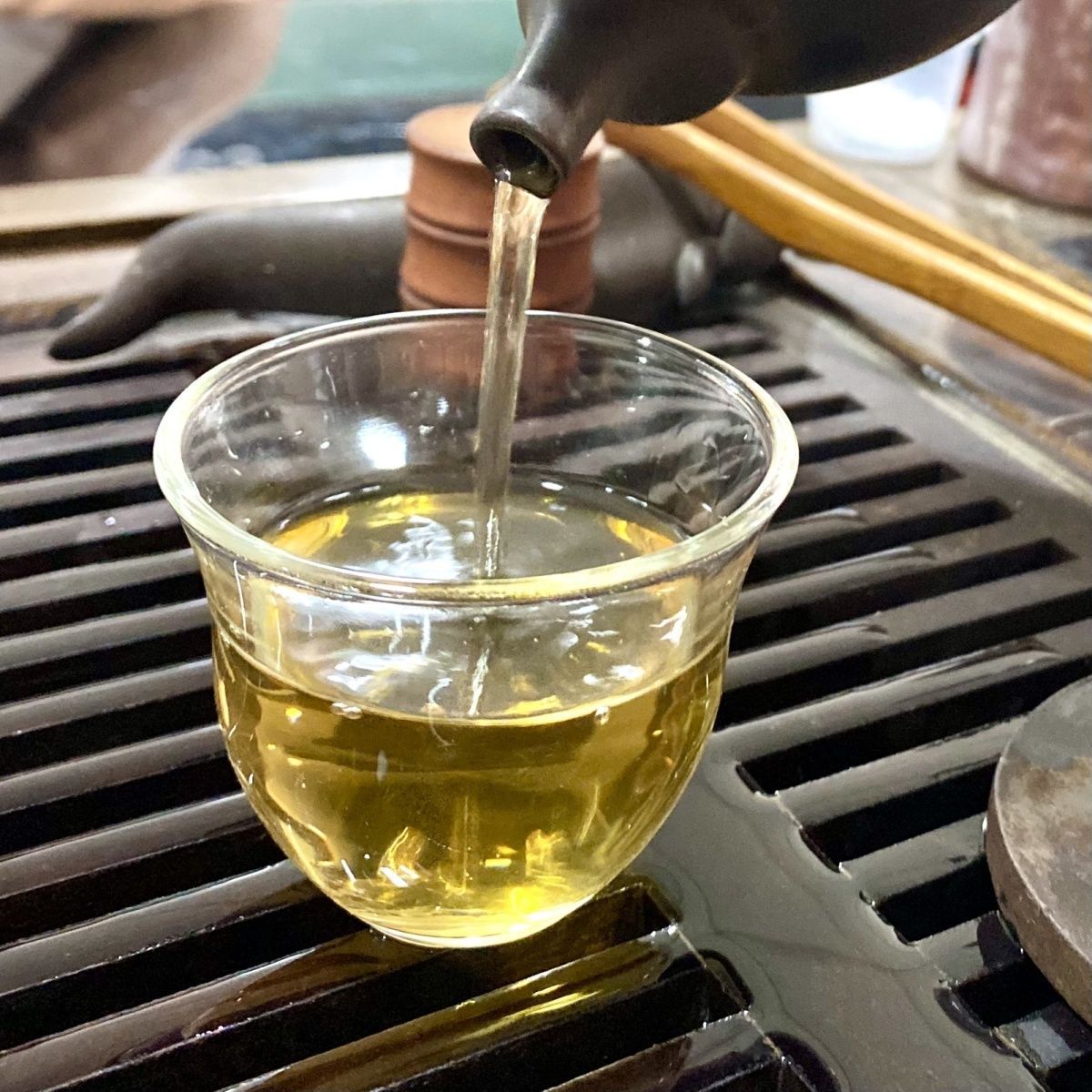 Factory wholesale glass transparent small size tea cup home thickened high temperature resistant tea cup Chinese master cup single cup