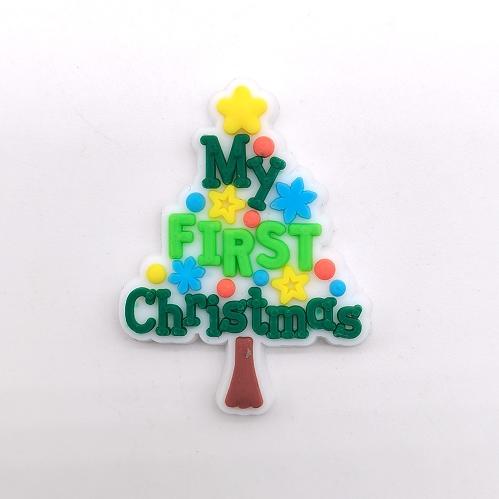 Nuevos zapatos de Navidad flor zapatos de playa con hebilla decorativa