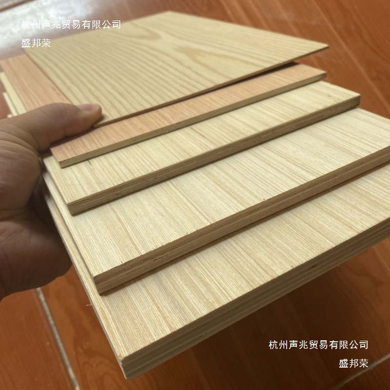 Fábrica de madera de madera de madera contrachapada armario placa posterior multicapa cajón piso de pintura de polvo de alquileno pegado