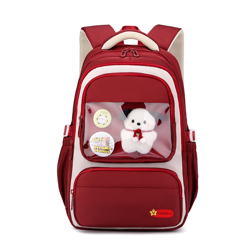 Mochilas escolares transfronterizas de moda de pescado natural para estudiantes de escuela primaria de tercer a sexto grado