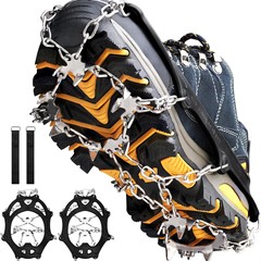 19歯201ステンレス鋼アイゼンアウトドア登山アイゼン強化滑り止め靴カバーシューチェーンクロスボーダーホットスタイル