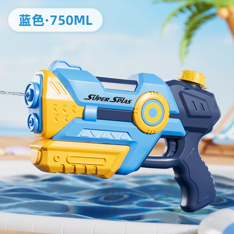 子供用特大サイズのガトリング水鉄砲のおもちゃの引き出し式の高圧大容量のアウトドア水鉄砲の夏の砂浜は水を打って戦います。