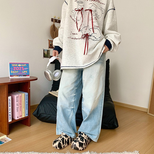 Women's Summer Couple Thick Sole Outer Wear Sticky Sandals Graffiti Personality Classic Casual Toe Cover Sandals for Men