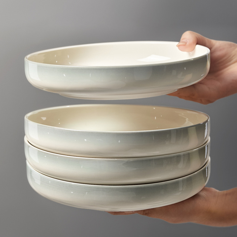 Underglaze Ceramic Plates, Home-Use 2025 New Deep Plates, High-End Bowl and Plate Sets, Tableware, Dishes, Dinner Plates Underglaze Ceramic Plates, Home-Use 2025 New Deep Plates, High-End Bowl and Plate Sets, Tableware, Dishes, Dinner Plates