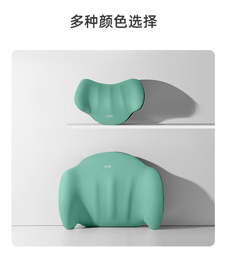 Car Headrest and Lumbar Support with Heating and Massage, Electric Driver's Seat Cushion with Heat Therapy, Driving Lumbar Pillow and Backrest Cushion