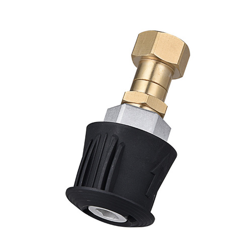 Cross-border exclusive high-pressure water gun KaiChi K series hose adapter 360° rotating anti-tangle accessories car wash connector