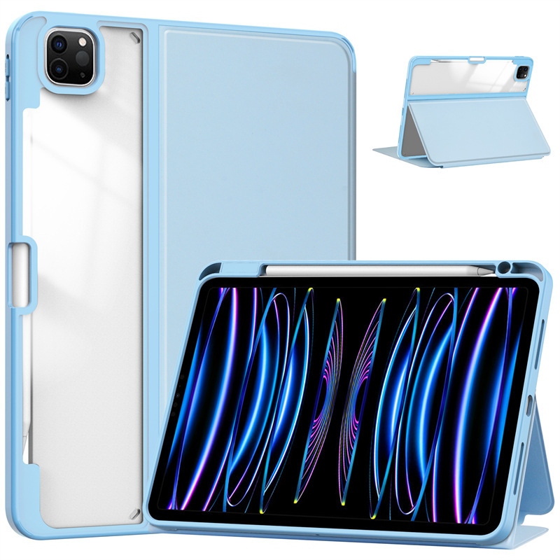 For Apple 2024 New iPad Pro Protective Case Air5 Leather Case 10.2 Tablet 12.9 Stand Mini6