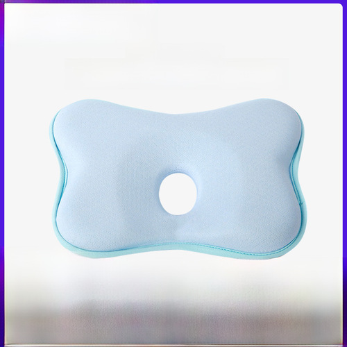 Cross-border baby shaping pillow factory wholesale pure cotton anti-eccentric slow rebound memory foam 0-1 year old newborn pillow