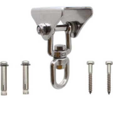 360°旋转秋千套件304不锈钢瑜伽挂扣固定盘吊椅吊床配件固定吊钩