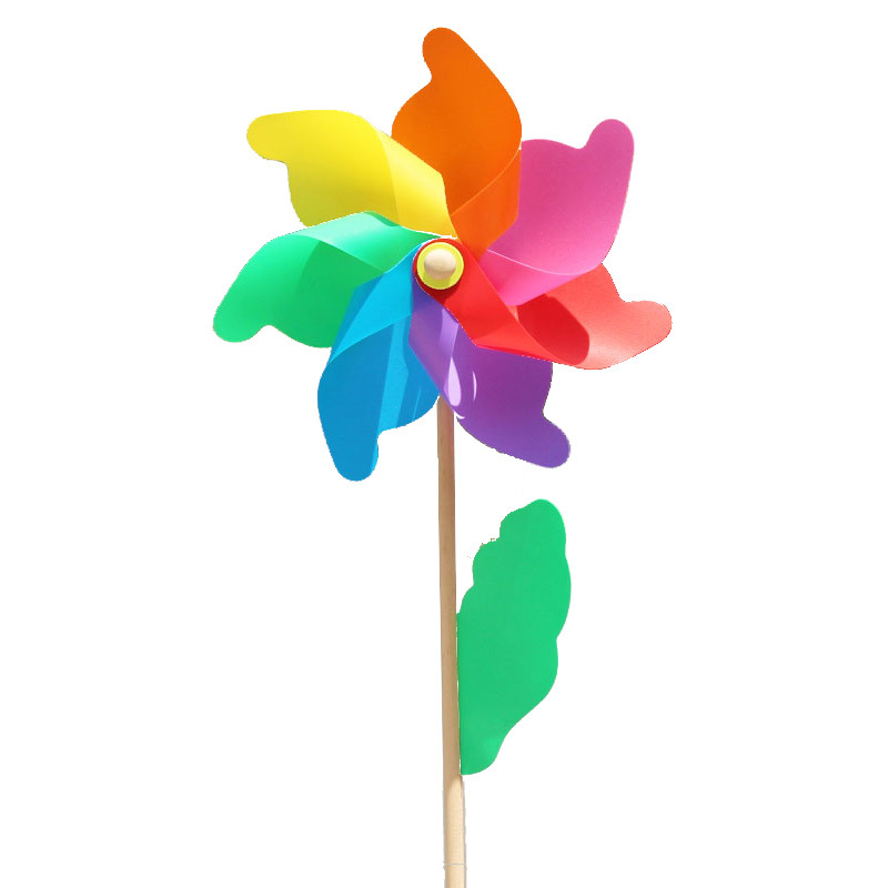 24cm wooden pole windmill