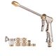 Metal Car Washing Water Gun High Pressure Household Car Washing Artifact Powerful Booster Nozzle Large Water Rash Multi-Functional Antiaircraft Gun