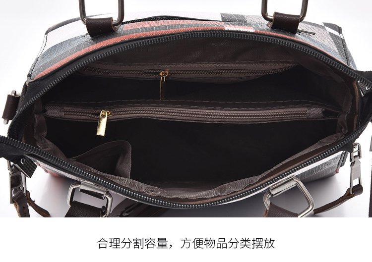 New style four-piece handbag set, European and American handbag, women's trend single-shoulder cross-border wholesale, women's bag consignment, crossbody bag undefined