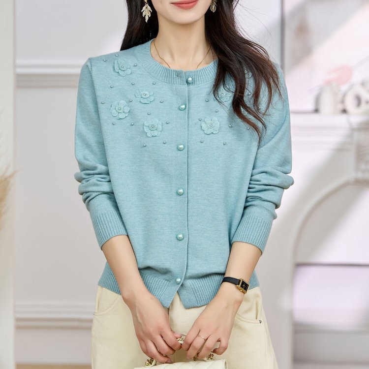 Fashionable Casual Women's Clothing, Mother's Clothing, Sweaters and Knitwears, High Quality Guaranteed, Daily Work Clothing