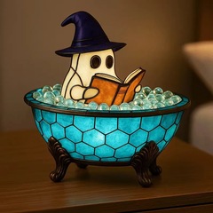 跨境创意跨境创意万圣节万圣节Ghost Bubble Bath Lamp  幽灵泡泡
