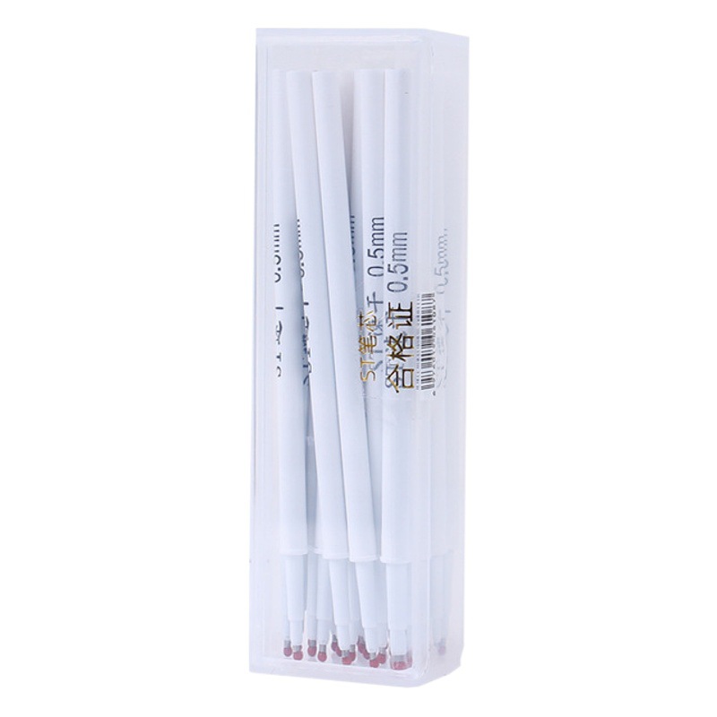 Boxed ST Head Press refill Black 0.5mm quick-drying gel pen erasable refill Mo easy to wipe large capacity refill