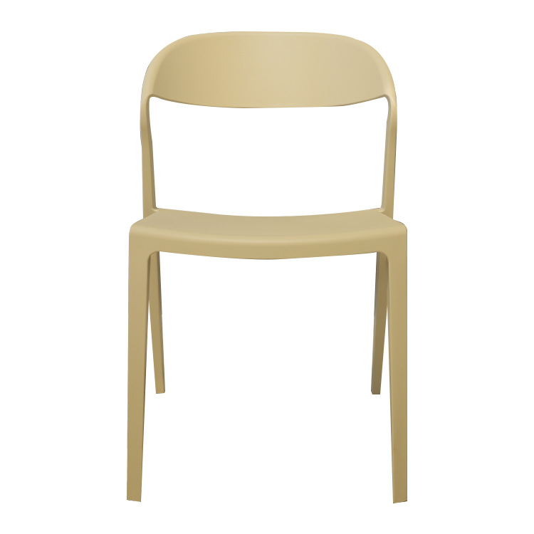 silla de respaldo a prueba de lluvia al aire libre de ocio, silla de comedor de salón de conferencias, silla de comedor de plástico grueso doméstico image 6
