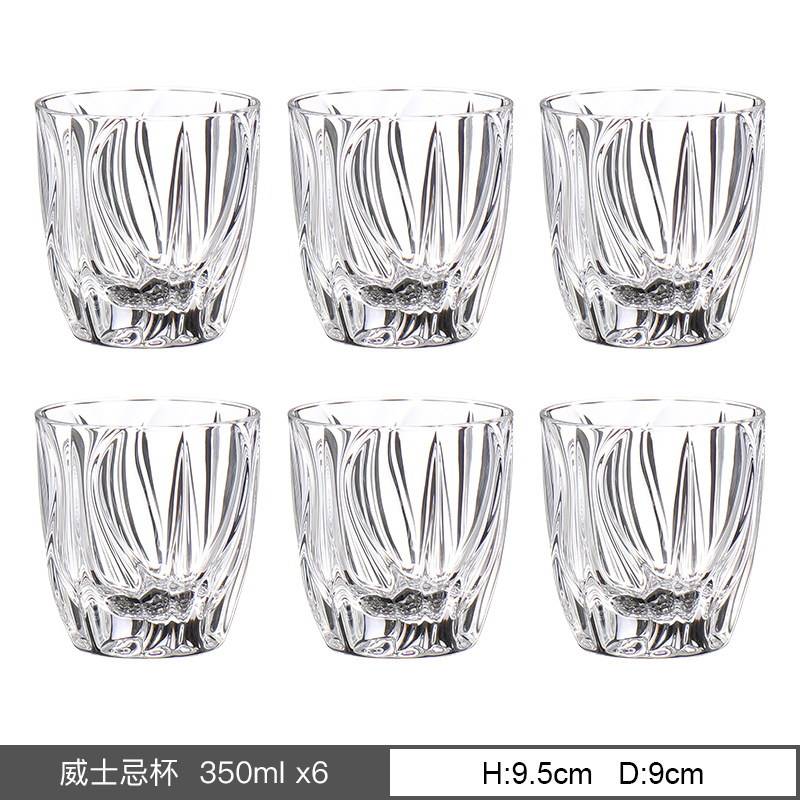 Importación checa de cristal de whisky sin plomo casera de reubicación regalos de vinos botellas de vinos de vino extranjero caja de regalo set