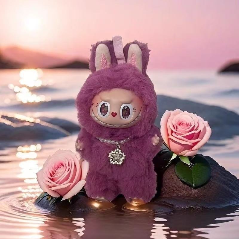 POPMART LABUBU 猫シリーズ ビニールぬいぐるみペンダント人形マカロンブラインドボックス装飾品|undefined