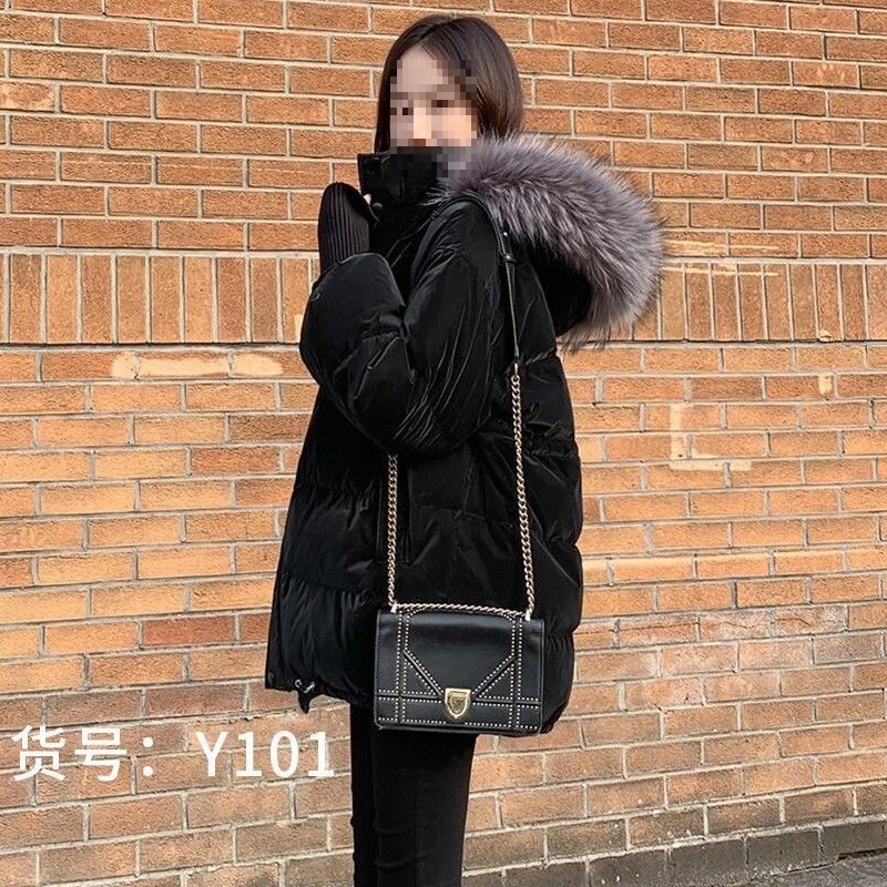 反季特卖白鸭绒羽绒服女年冬季新款小个子韩版显瘦白鸭绒外套