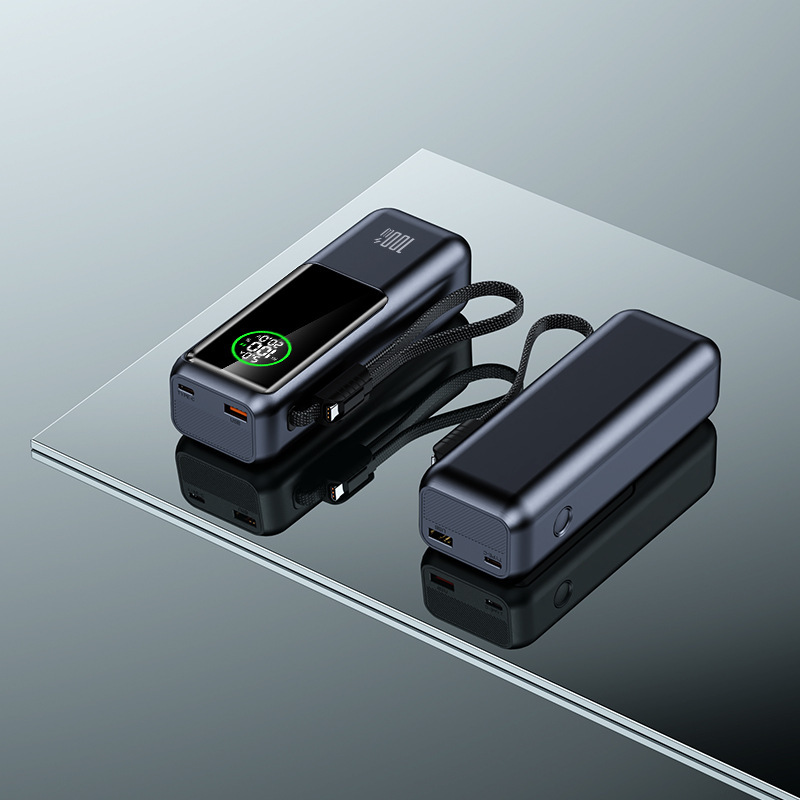 100W超急速充電、コンパクトでポータブルなノートブックパワーバンク、プロジェクター電源、内蔵ケーブル、モバイル電源、ドロップシッピング対応|undefined