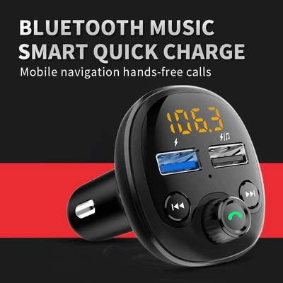 Car MP3 car Bluetooth MP3 Car mp3 - bt21q-fast-charge-version-black