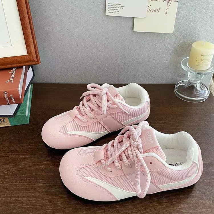 Casual German Training Women Summer 2024 New Versatile Fashion Soft soled Mesh Low cut Board for Autumn Lightweight_voghion.com