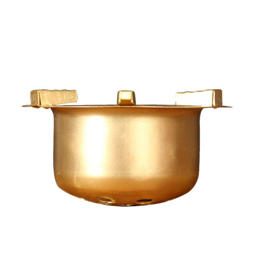 Copper inner pot for charcoal stove, tea accessories, Gongfu tea set, tea furnace, wind stove, fire stove, tea brewing stove, dry-burn prevention stove chamber