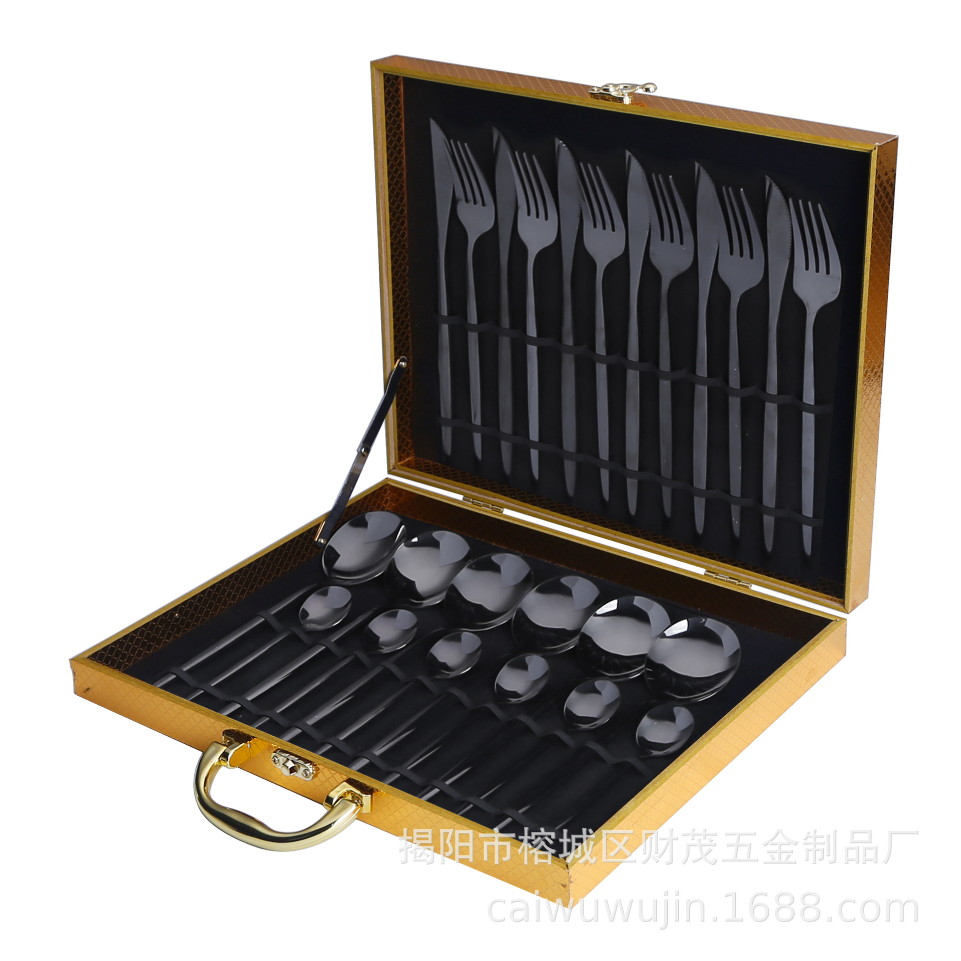 블랙 24개 세트/골드 선물 상자