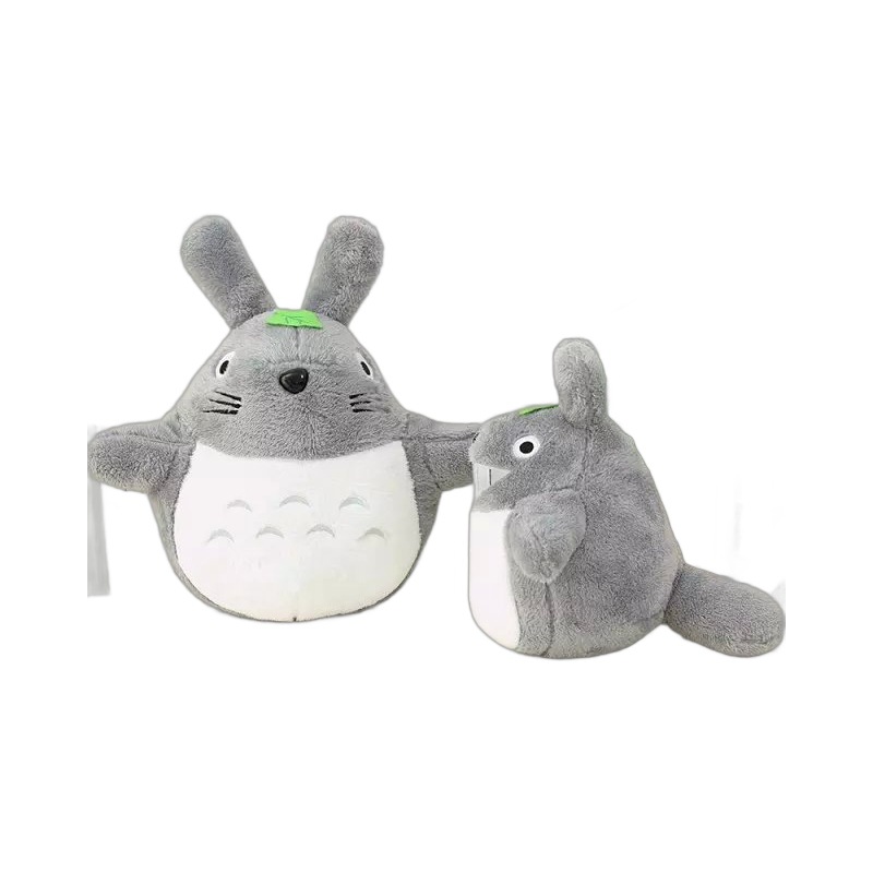 Peluche de gato gris, juguete de peluche grande, almohada de peluche, regalo de cumpleaños para niñas