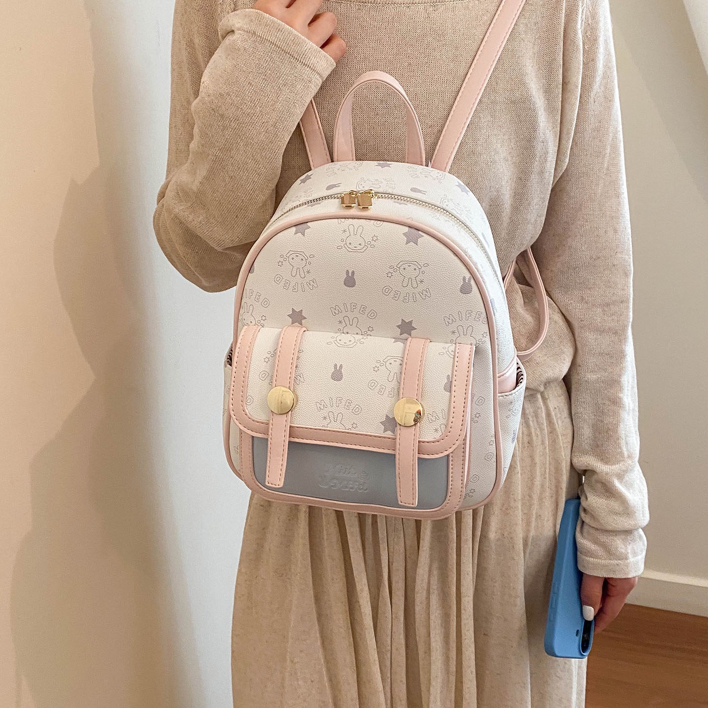 Bolsa de hombro de estilo de moda casual de verano de hombro de la universidad para viajar bolsas de estudiantes nuevas 2026
