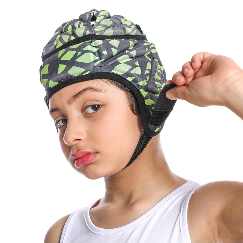 Niños EVA anti-colisión gorra rugby fútbol portero patinaje voleibol esquí casco de equitación deportes cabeza protector