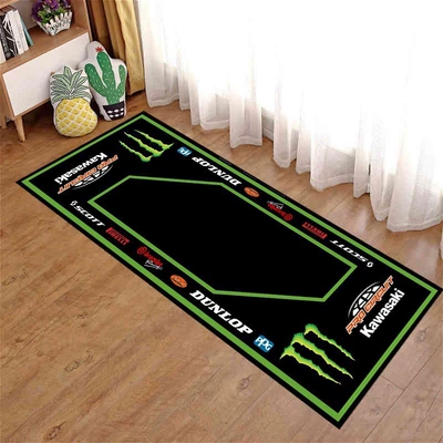 Avtomobil döşəmə paspasları | Exhibition Anti-Slip Mats, Racing - motorcycle-11-40120cm-crystal-velvet