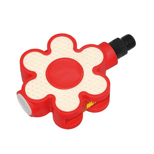Casual plastic bicycle pedal with bead bearing non-slip surface bicycle pedal
