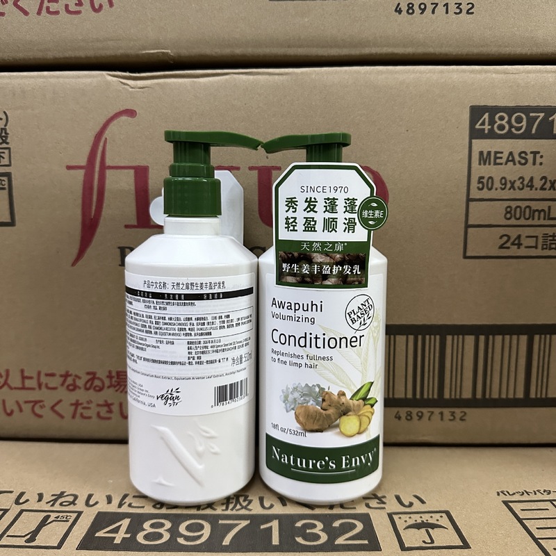 アメリカ天然の扉野生姜無シリコンオイルシャンプー草本茶の木がふわふわしています。|undefined