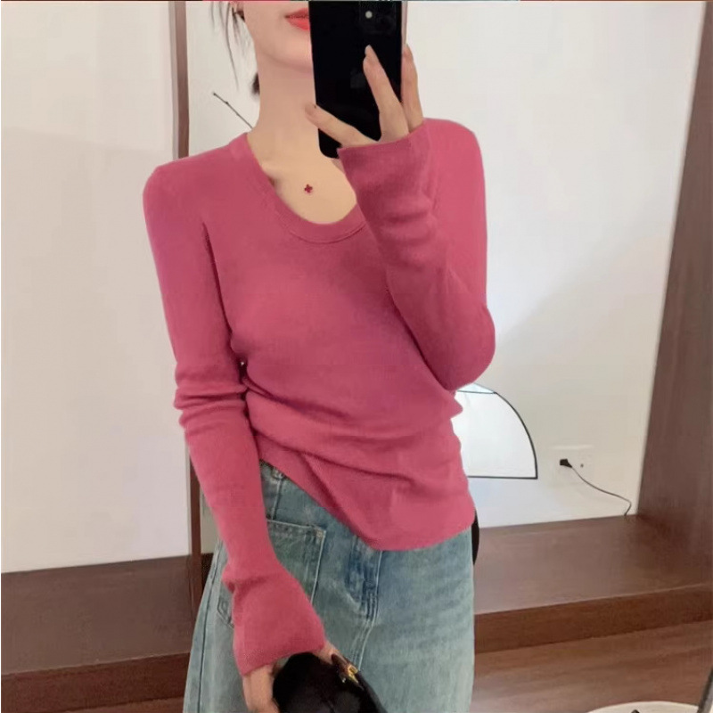 [Early Autumn Nes Series] Brunello Cucinelli Women's Bc Wool Slim Casual Thin Knit Sweater