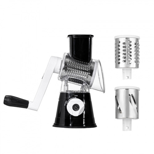 Kitchen multi-functional roller cutter, hand-cranked home use shreds, shreds, potato slicer, cheese machine
